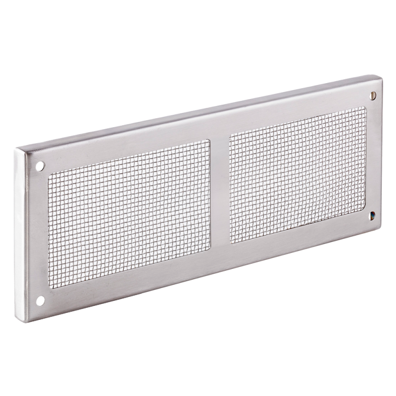 Grille en acier inoxydable 25x9 cm
