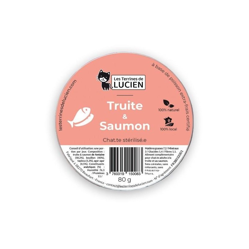 Terrines de Lucien - Truites et saumon