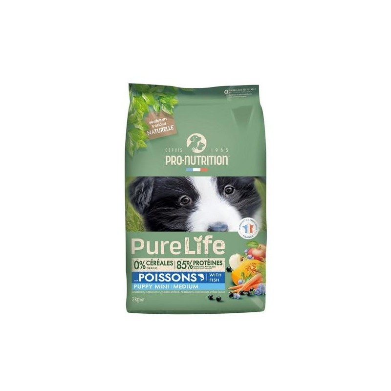 PureLife Puppy Mini Medium - Aliment pour chiot 2kg