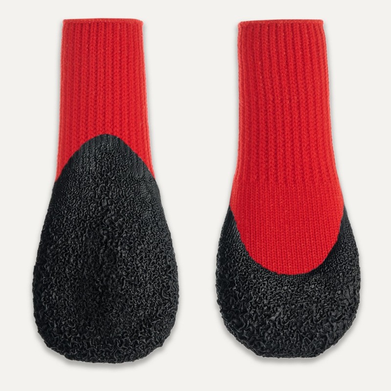 Bottes pour chien Goo-eez Lites, lot de 4, taille XL, rouge/noir
