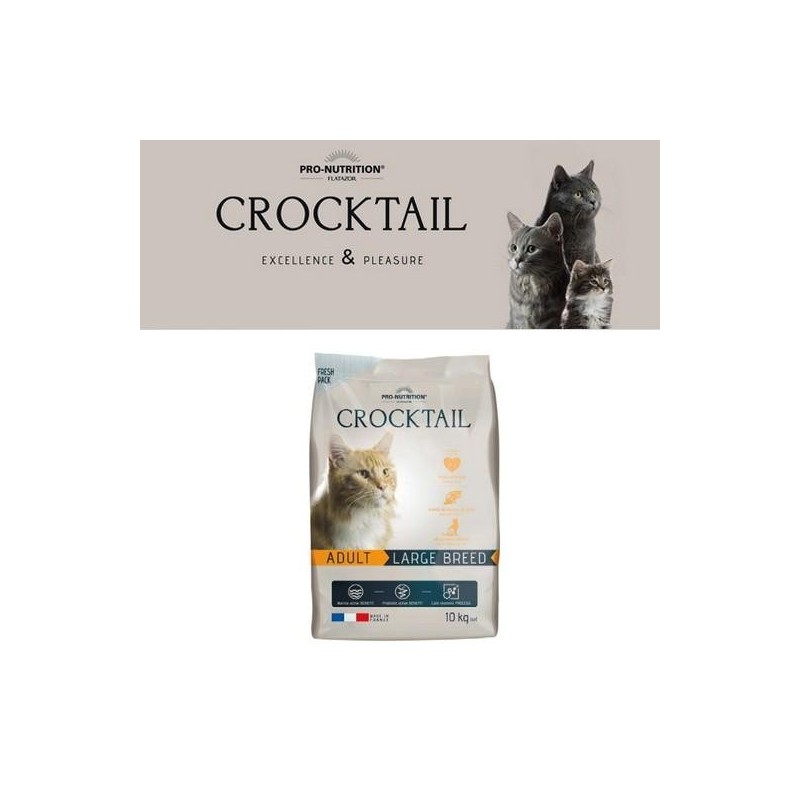 Flatazor Crocktail Adulte Large Breed pour chat 2kg