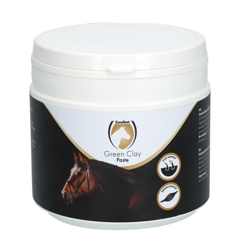 Excellente pâte d'argile verte pour cheval 500 g