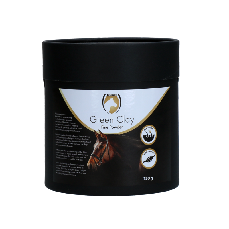 Excellente poudre d'argile verte pour cheval 750 g
