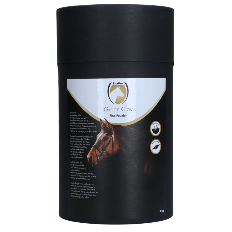 Excellente poudre d'argile verte pour cheval 2 kg