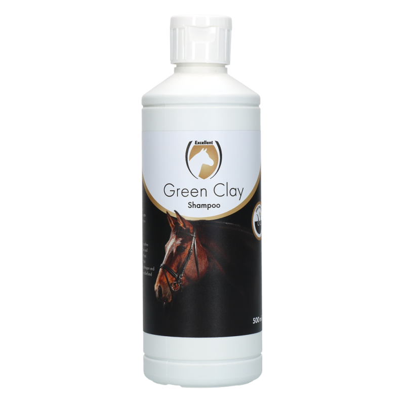 Excellent Shampoing à l'argile verte pour chevaux 500 ml