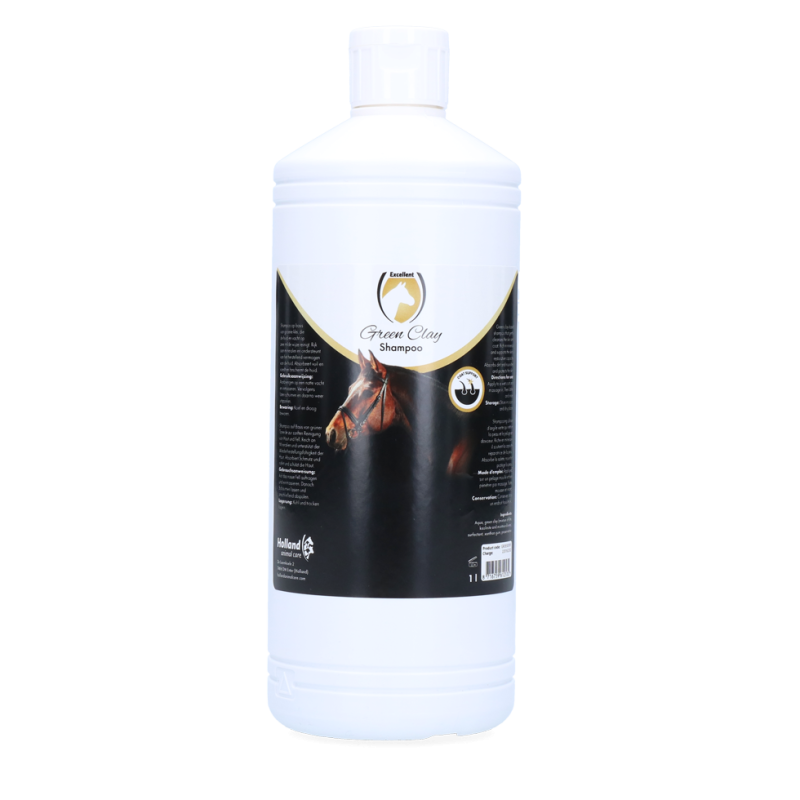 Excellent Shampoing à l'argile verte pour chevaux 1 l