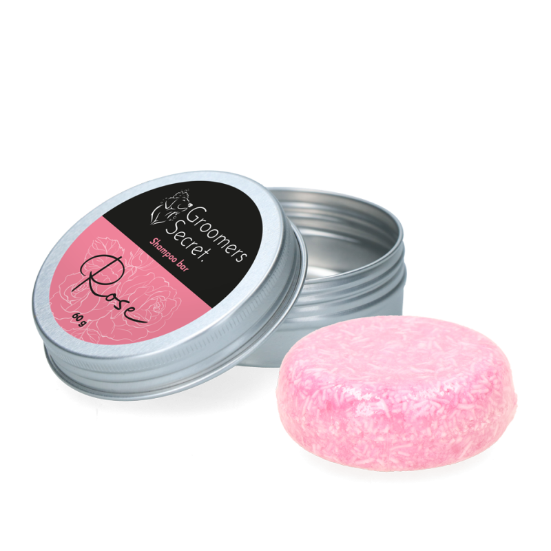 Shampooing solide Groomers Secret à la rose