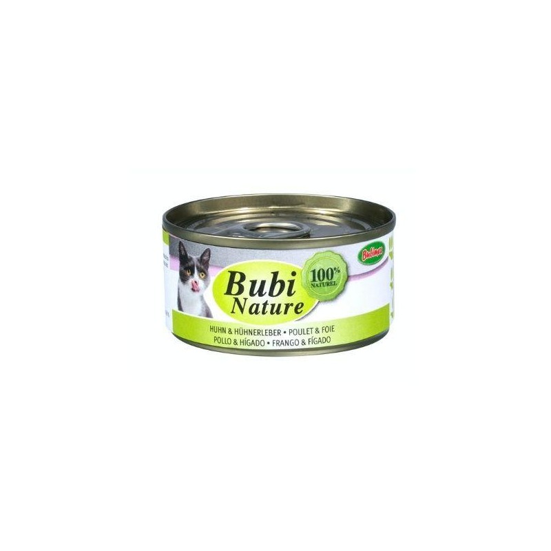 Bubi Nature chat, poulet et foie  70g