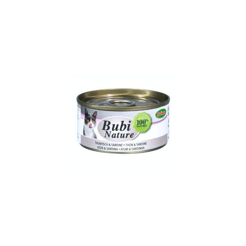 Bubi Nature chat, thon et sardine   70g
