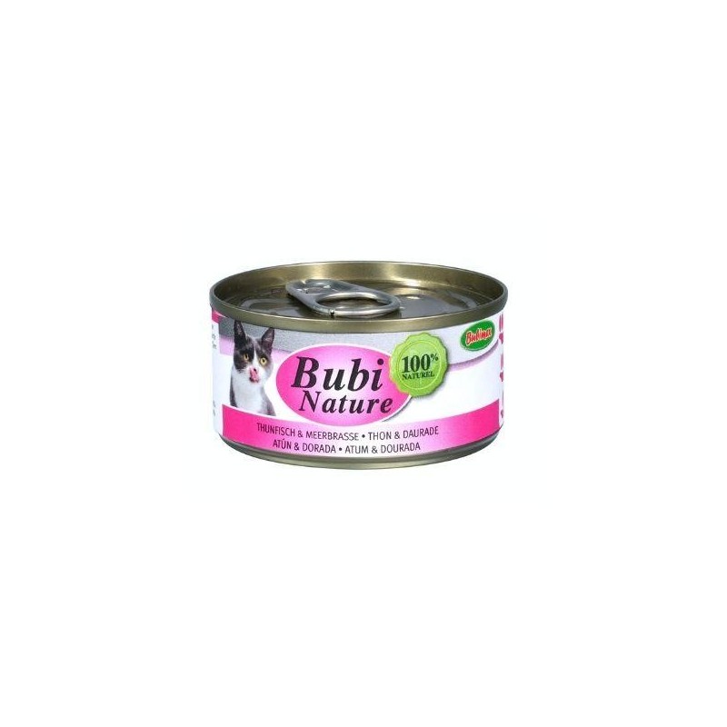 Bubi Nature chat, thon et daurade  70g