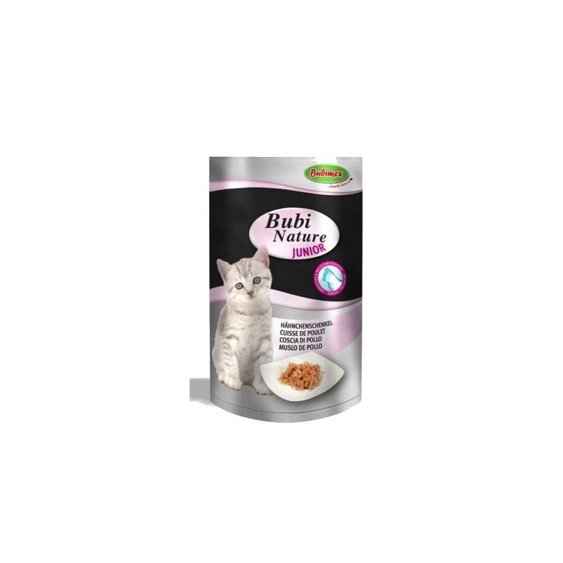 Sachet fraicheur Bubi Nature chat, Junior cuisse de poulet  70g