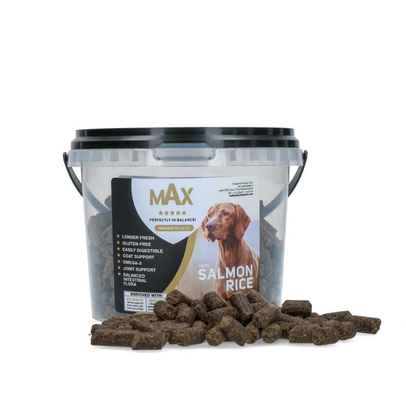 Croquettes pressées Max Adult Saumon et Riz 400 g