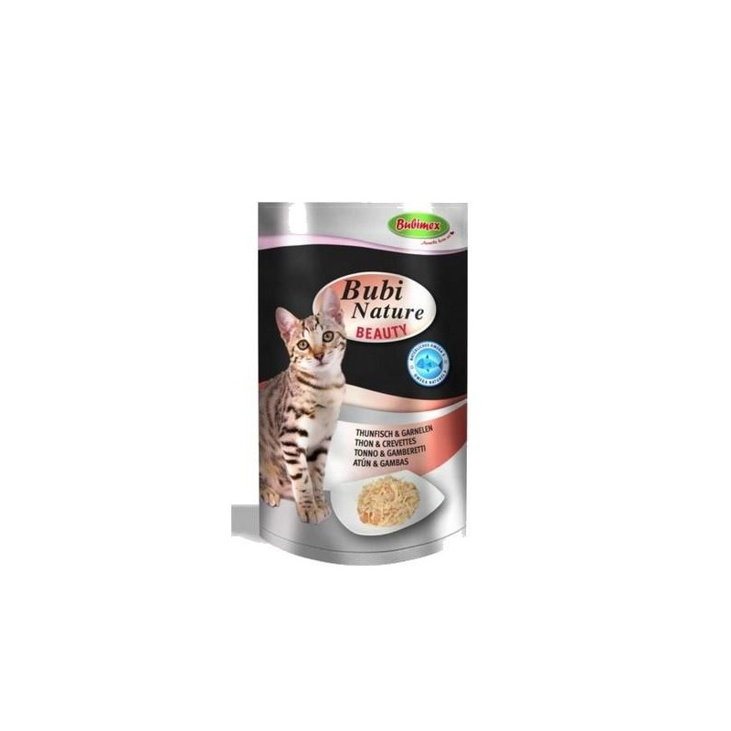 Sachet fraicheur Bubi Nature chat, Beauty thon crevettes  70g