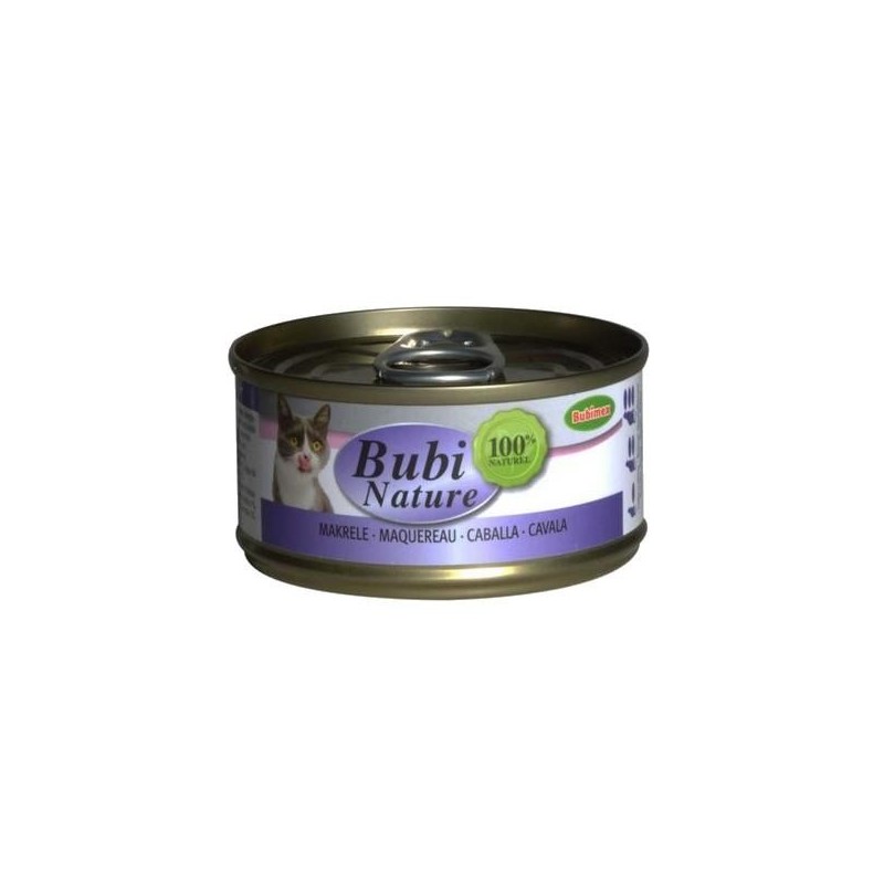 Bubi Nature chat, au maquereau  70g