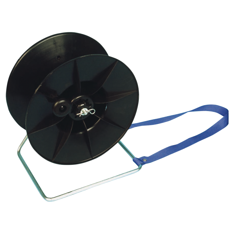 Bobine pour ruban et fil avec sangle de transport complète