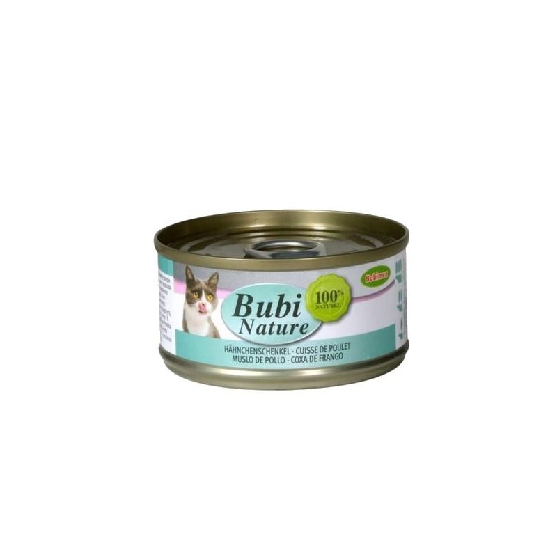 Bubi Nature chat, cuisse de poulet  70g