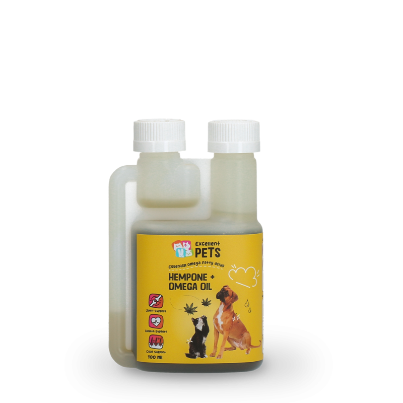 Huile HempOne + Omega Excellent Pets 100 ml