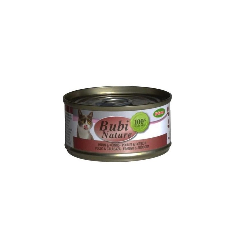 Bubi Nature chat, poulet et potiron  70g
