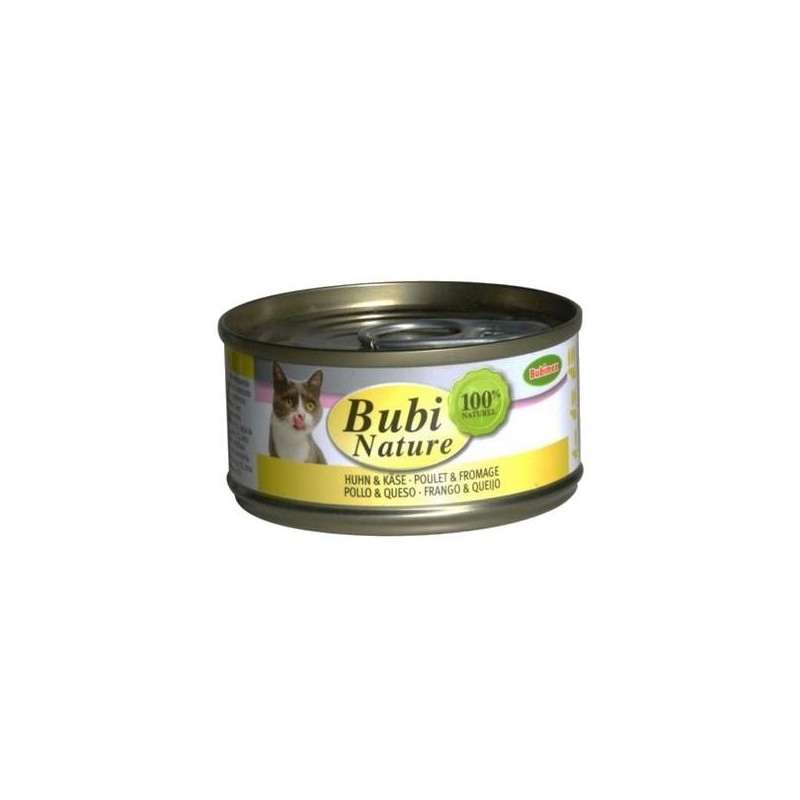 Bubi Nature chat, poulet et fromage  70g