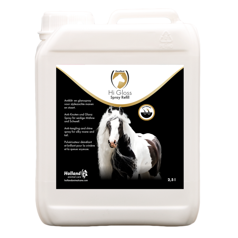 Recharge de spray brillant Excellent Horse Hi Gloss 2,5 l