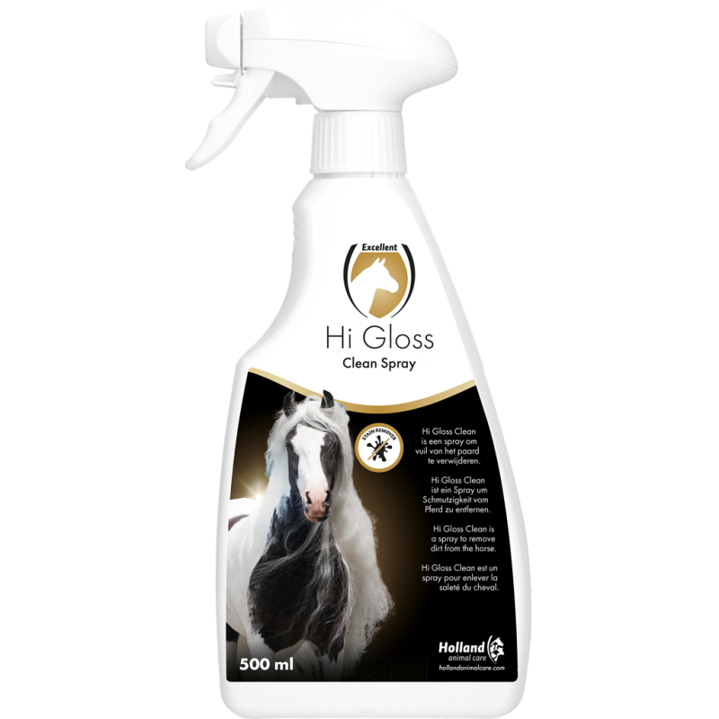 Excellent Spray nettoyant haute brillance pour chevaux 500 ml