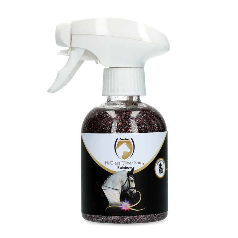Excellent Horse Hi Gloss Spray pailleté arc-en-ciel 250 ml