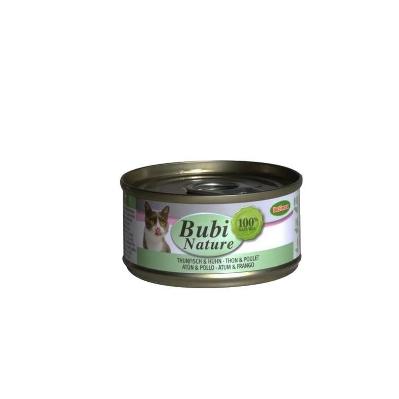 Bubi Nature chat, thon et poulet   140g