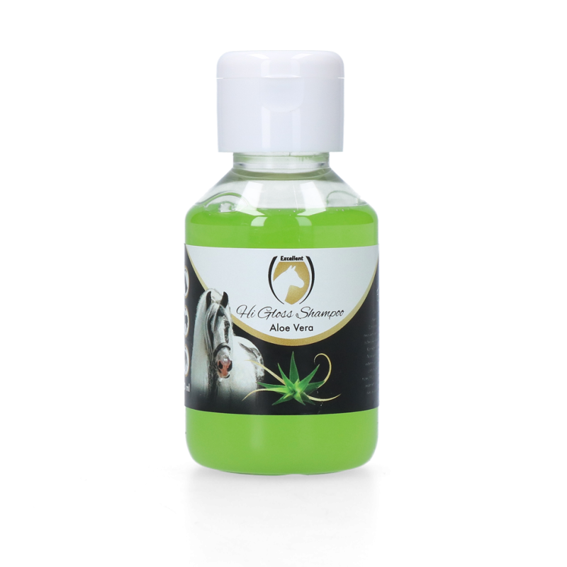 Excellent Shampoing Hi Gloss pour Cheval à l'Aloe Vera 100 ml
