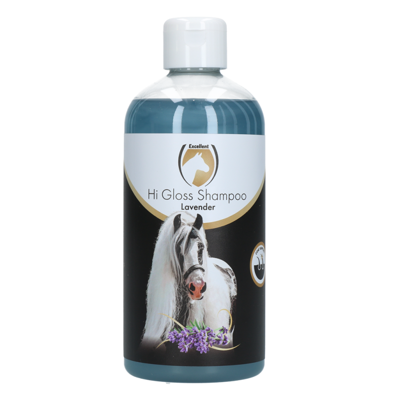 Excellent Shampoing Hi Gloss Lavande pour Cheval 500 ml