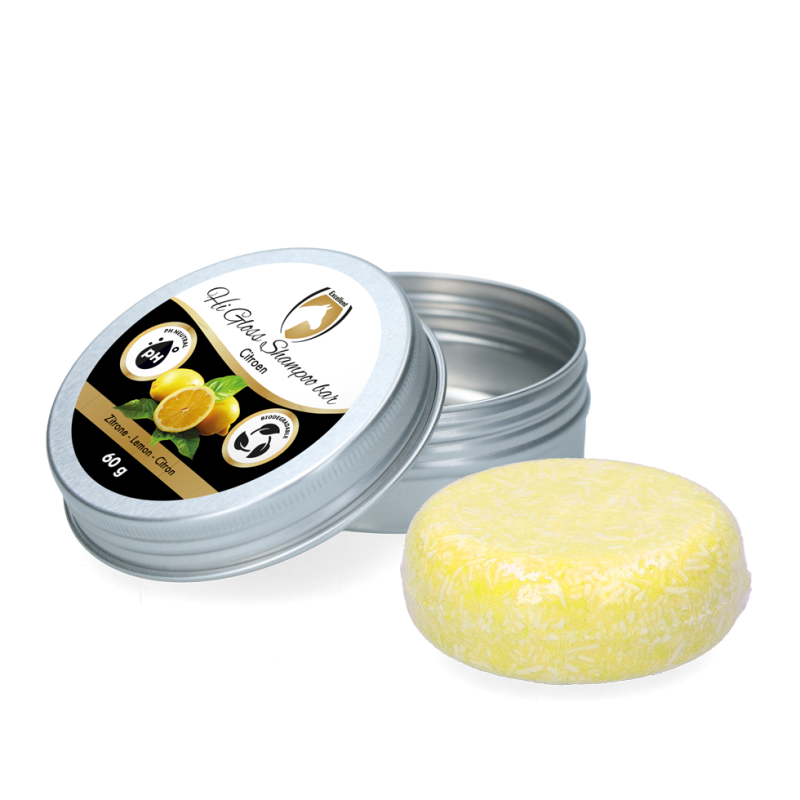 Excellent Shampoing Solide Hi Gloss pour Cheval Citron 60 g