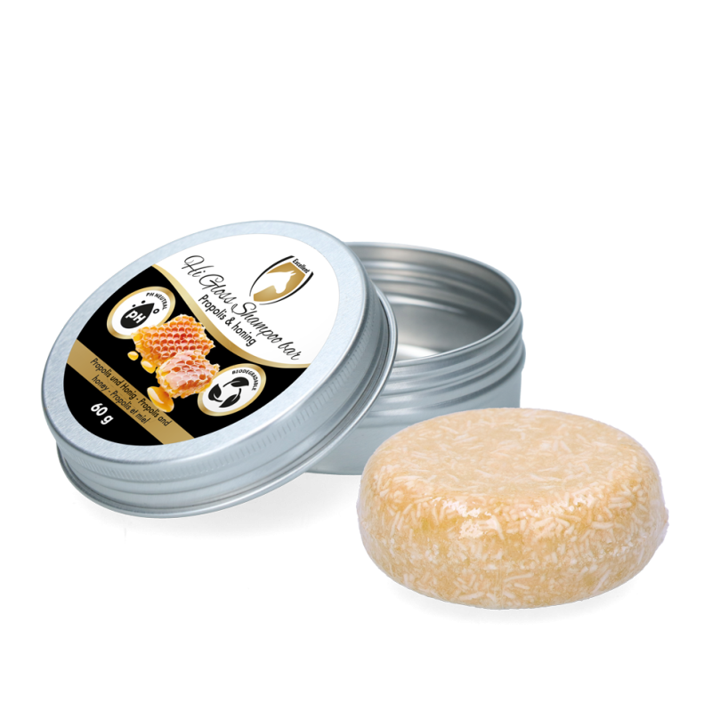 Excellent Shampoing Solide Hi Gloss Propolis & Miel pour Cheval 60 g