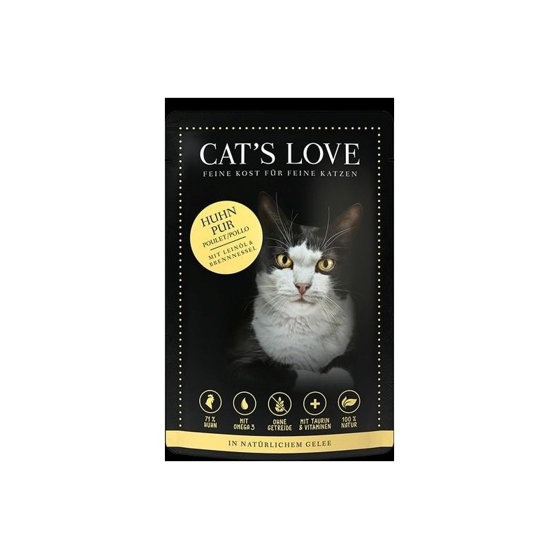 Cat’s Love Adult Poulet pur  85g