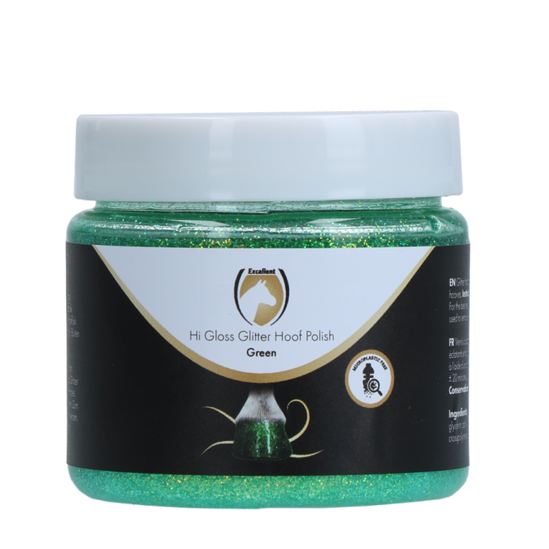 Vernis à sabots pailleté Excellent Horse Hi Gloss Vert 150 ml