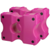 Blocs d'obstacles Vplast Cavaletti 2 pièces Rose