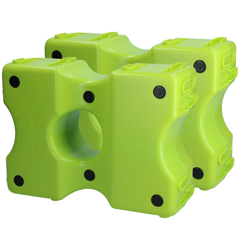 Blocs d'obstacles Vplast Cavaletti 2 st Vert