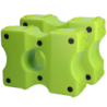 Blocs d'obstacles Vplast Cavaletti 2 st Vert