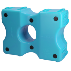 Blocs d'obstacles Vplast Cavaletti 2 pièces bleu