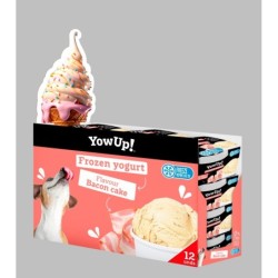 Gâteau glacé au yaourt et au bacon
