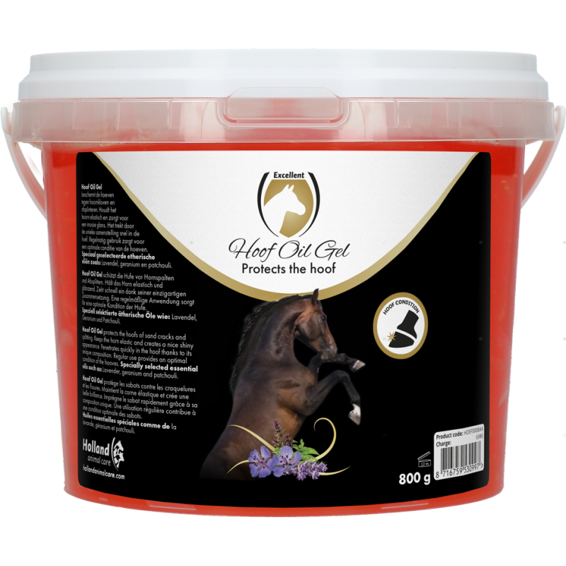 Excellent gel d'huile pour sabots de cheval 800 g