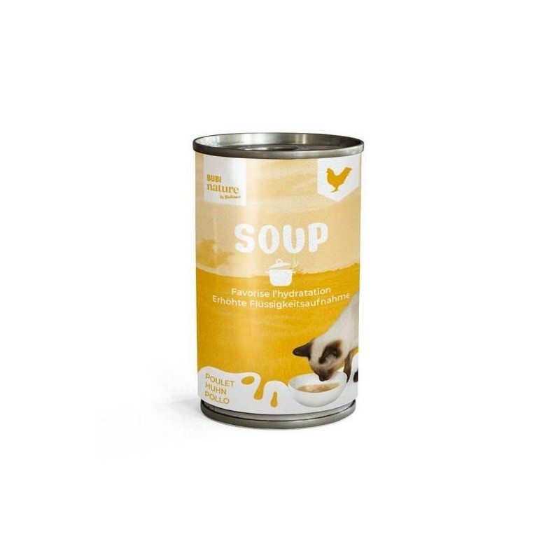 Soupe pour chat au Poulet - BUBI NATURE 135g