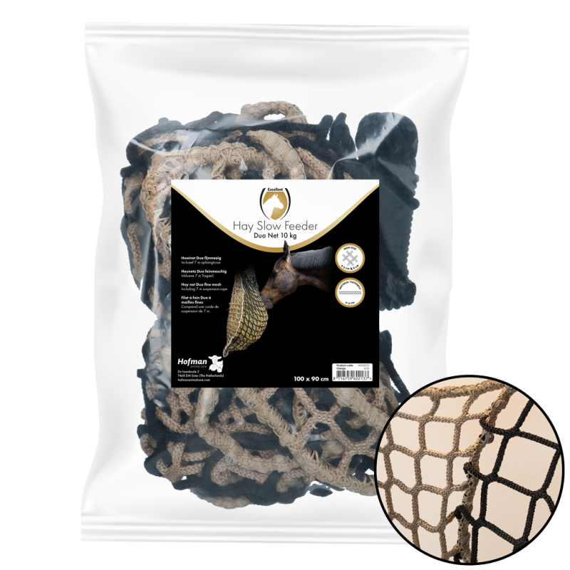Filet d'alimentation lente pour foin 10 kg (60/45 mm)