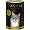Pâtée pour chat adulte au Veau et Dinde - CAT’S LOVE 400g