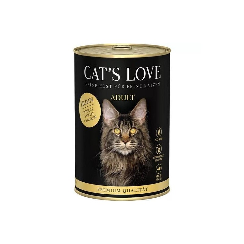 Pâtée pour chat adulte au poulet- CAT’S LOVE 400g