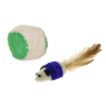 Lot de 2 souris et balles Jackson Galaxy Rope