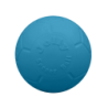 Ballon de football Jolly bleu clair XS (10 cm)