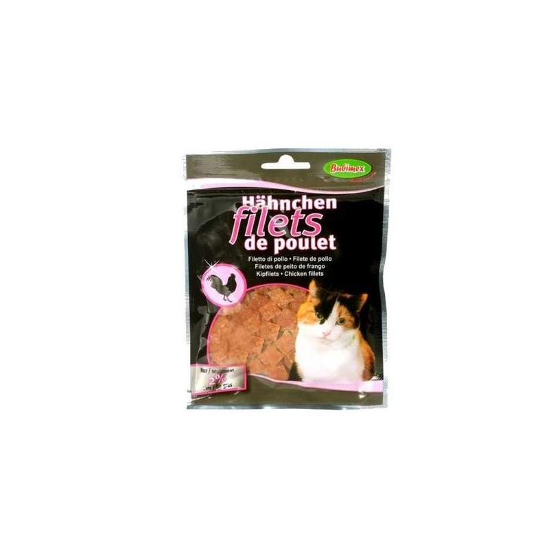 Filets de poulet, friandises pour chats 50g