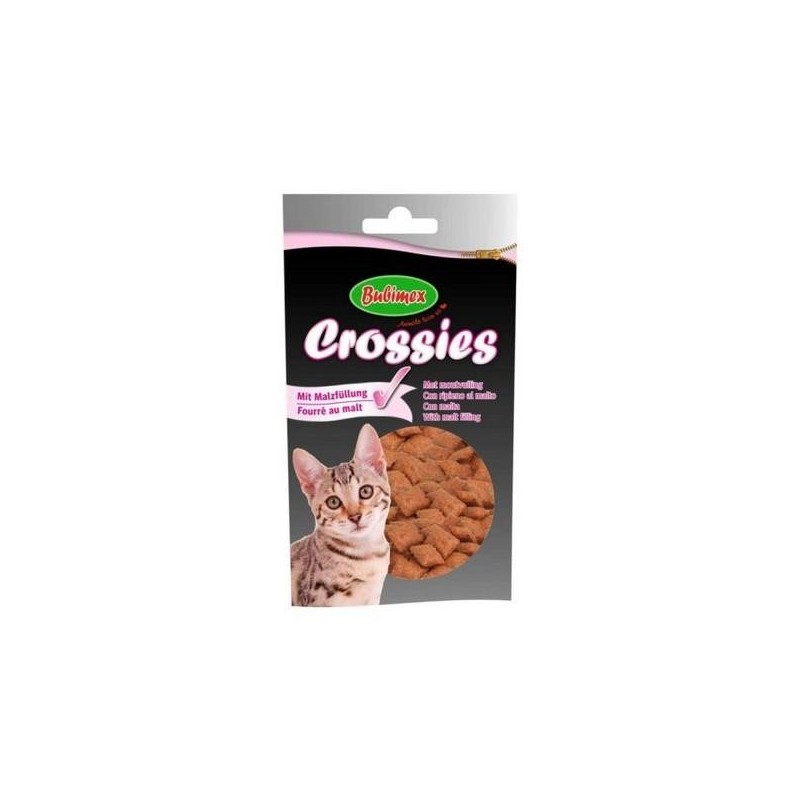 Crosies, friandises pour chat fourrés au malts 50g