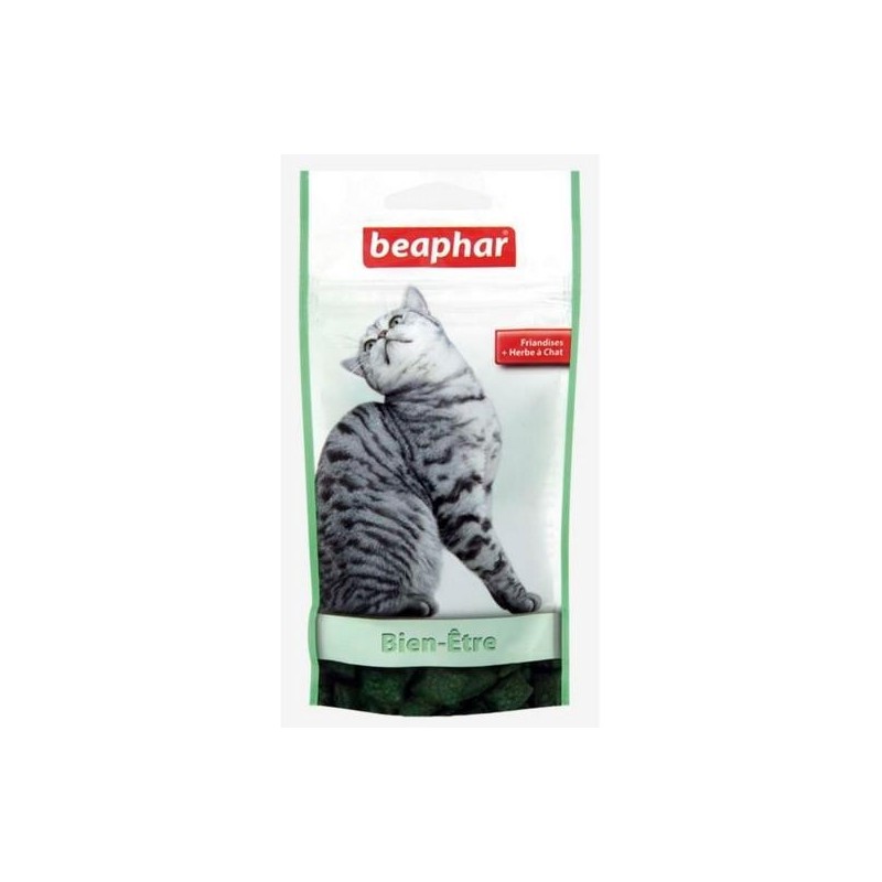 Friandise pour chat " Bien être" à l’Herbe à Chat 35g