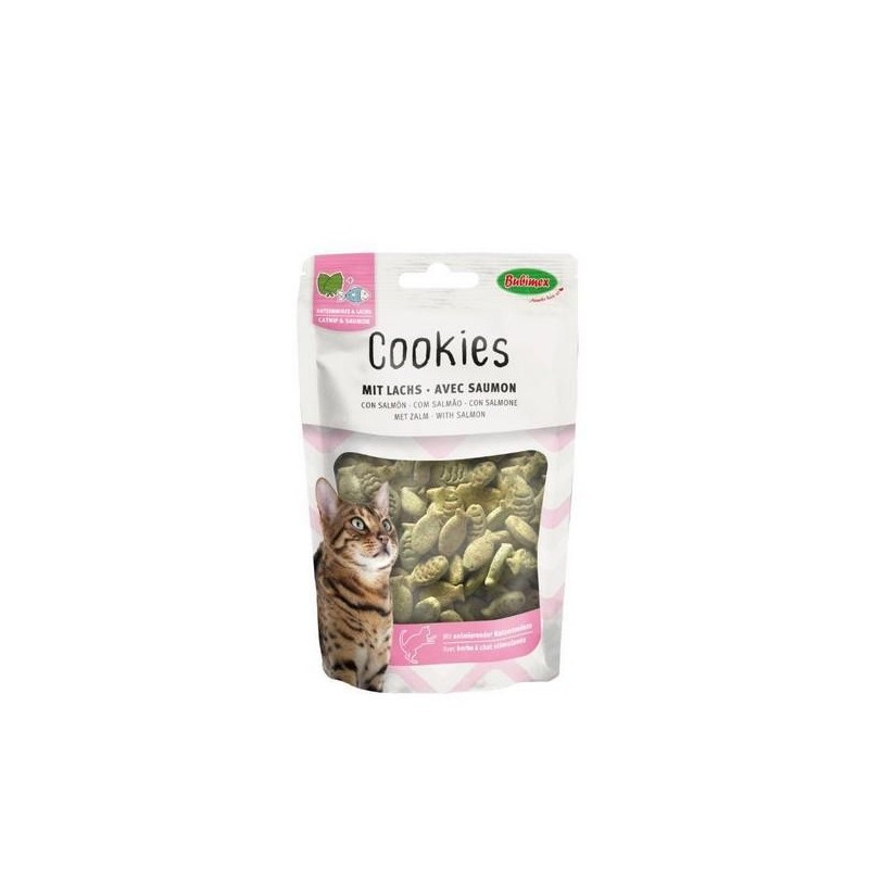 Biscuit à l’herbe à chat et au saumon - Bubimex 50g