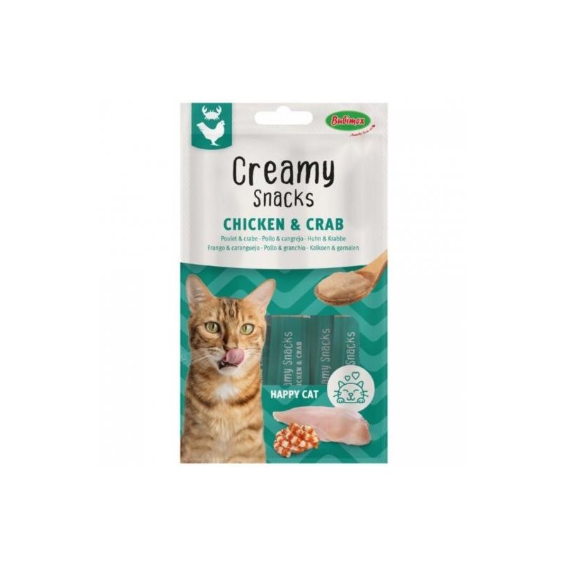 Creamy Snacks Poulet et Crabe 60g